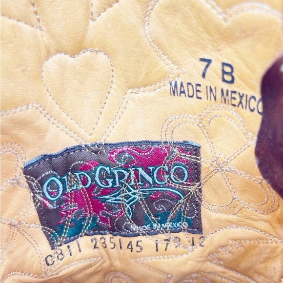RARE Old Gringo Tan and Red Western Boots - Picture 7 of 16